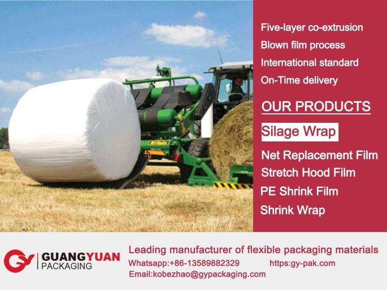 Round bale wrap,25 mic silage film,Haylage wrap manufacturer