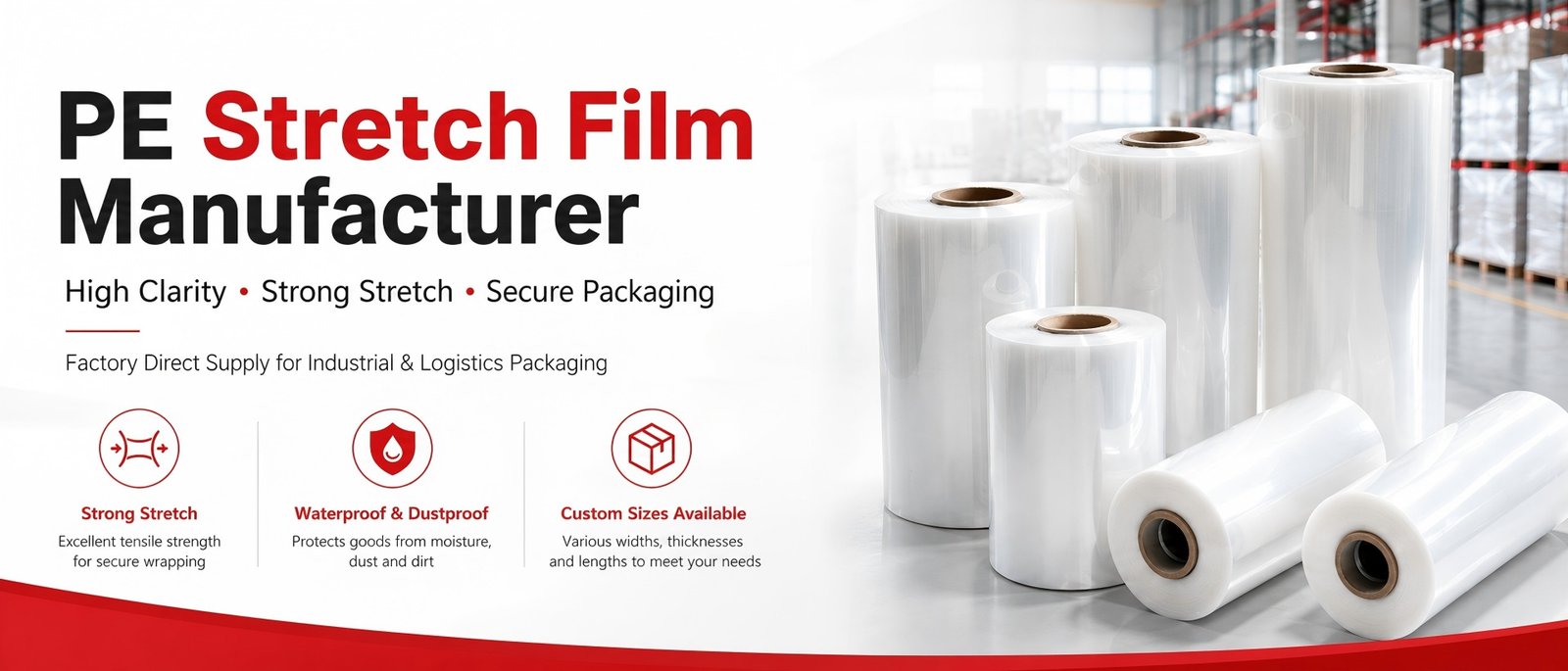 litong pack pe film banner