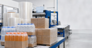PE shrink film rolls for beverage bottle packs and carton packaging