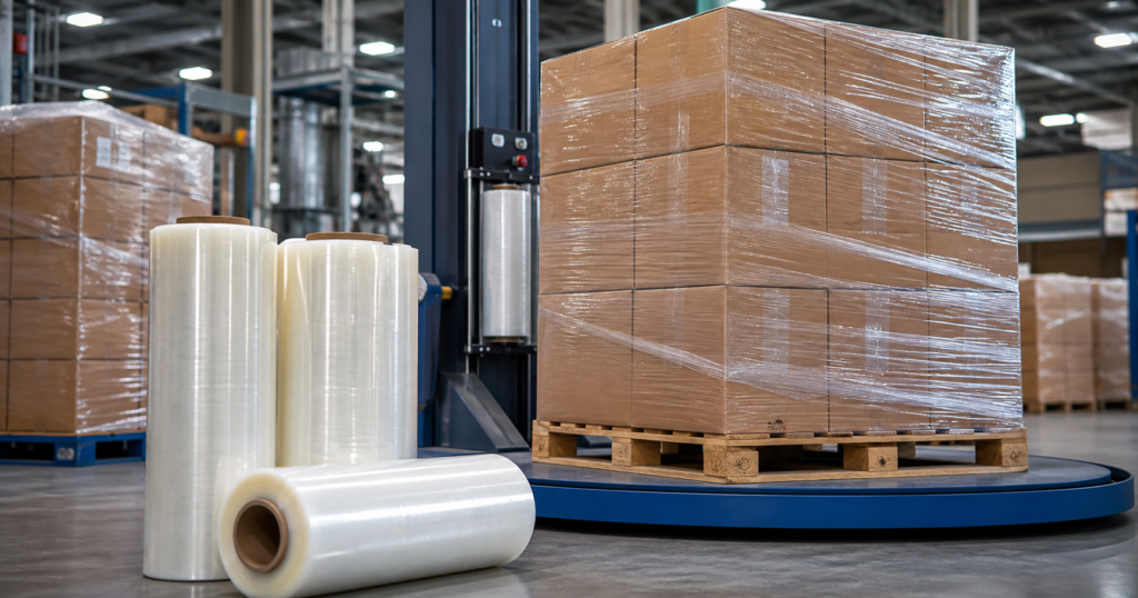 Machine-Grade PE Stretch Film for High-Speed Pallet Wrapping Lines