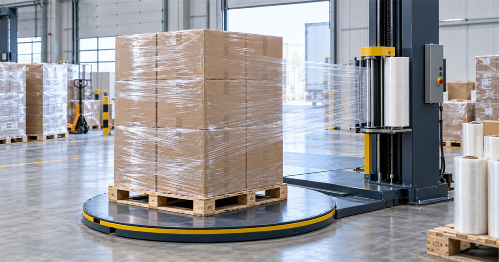 Automatic Stretch Wrapping Machines for Export Pallet Packaging